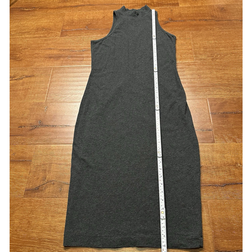 Kit And Ace Tank Dress Womens 8 Gray Sleeveless Crew Neck Cashmere Blend Luxury - Picture 10 of 14